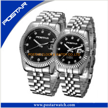 Montre Romance ODM &amp; OEM pour couple avec bande en acier inoxydable